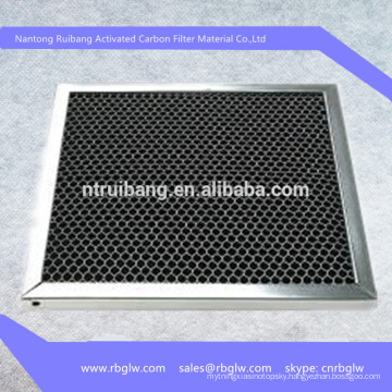 manufacturing high permeability stainless steel frame activated carbon filter for air